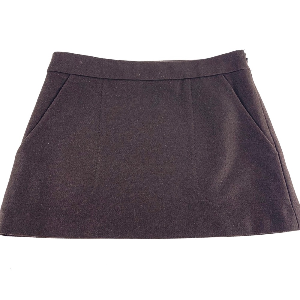 Theory Raymond Wool Mini Skir